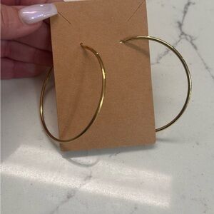 Gold Hoop Earrings - Classic Women's Hoops